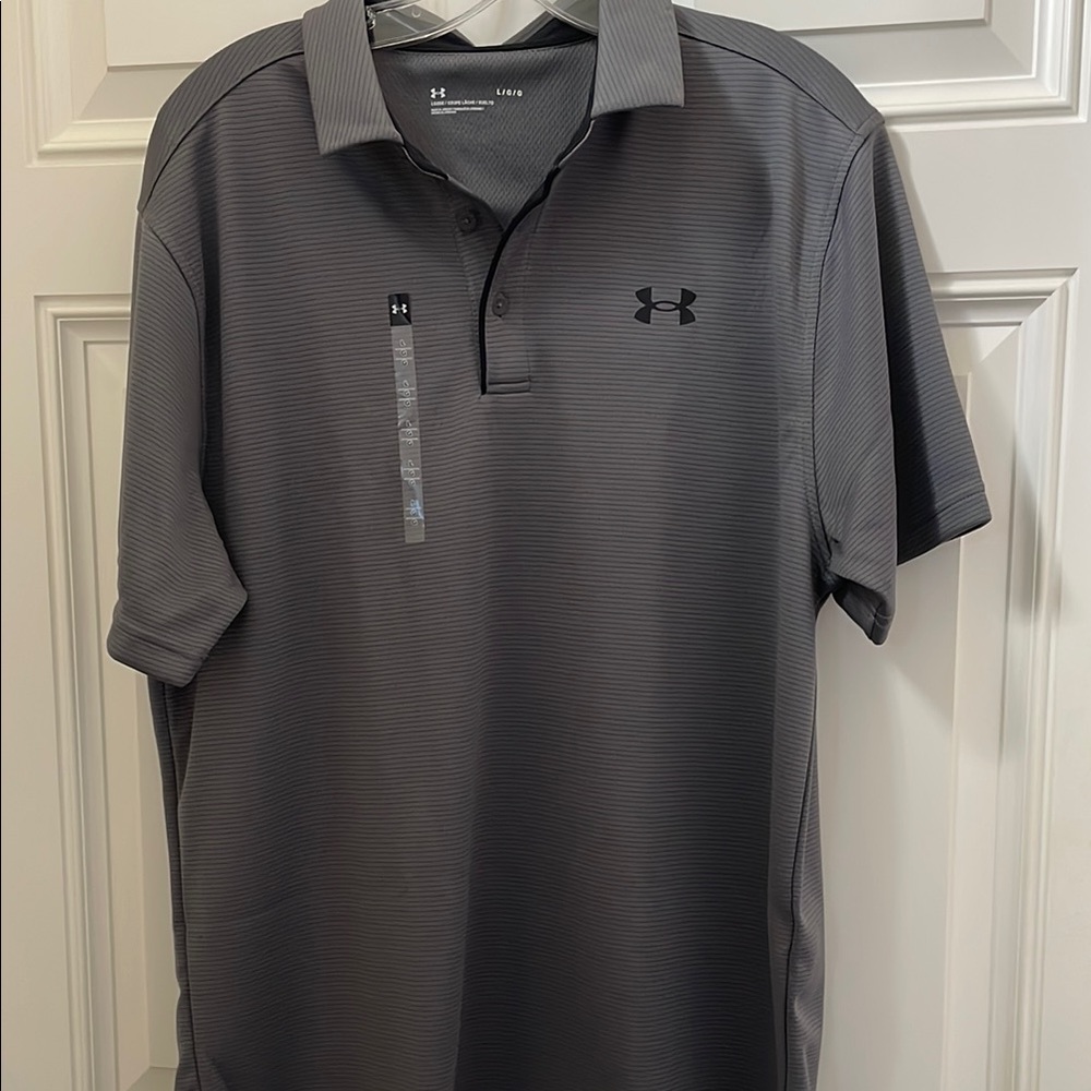 Under Armour Gray Performance Polo Shirt